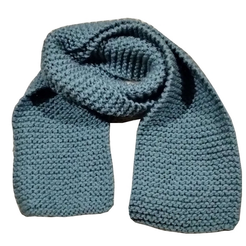 Echarpe au crochet 22 cm x 160 cm + franges – réf 9504 – Kit-tricot