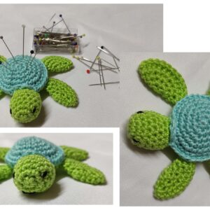 pique épingles tortue