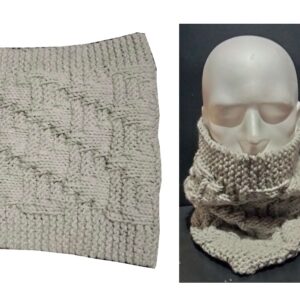 Snood taille unique adulte réf 11565 coloris écru