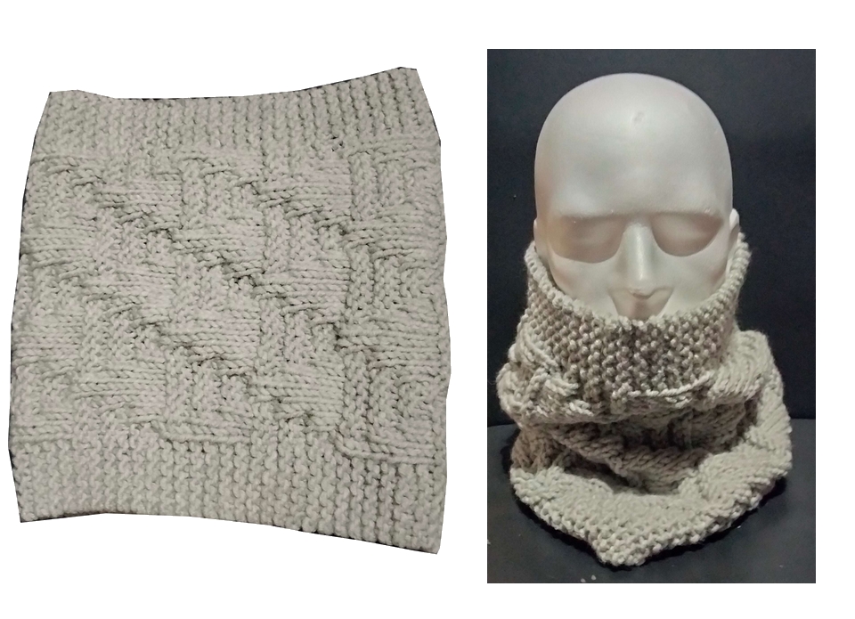 Snood taille unique adulte réf 11565 coloris écru