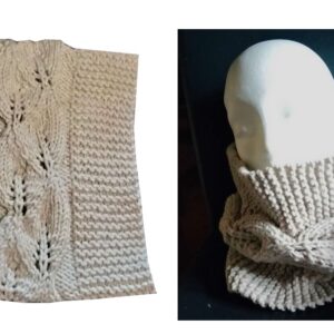 Snood femme taille unique adulte réf 11559 coloris gris clair