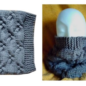 Snood taille unique adulte réf 11566 coloris terre