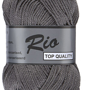 Lot de 500 grammes de coton RIO coloris 002 gris anthracite