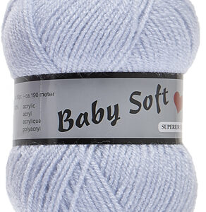 Pelote de 50 g Baby soft uni de Lammy coloris 011 bleu