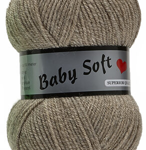 Pelote de 50 g Baby soft uni de Lammy coloris 017 marron