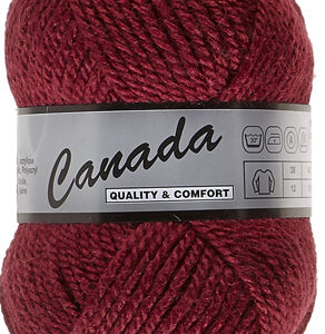 Lot de 500 grammes Canada de Lammy coloris 018 rouge foncé