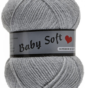 Pelote de 50 g Baby soft uni de Lammy coloris 038 gris