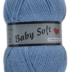 Pelote de 50 g Baby soft uni de Lammy coloris 040 bleu