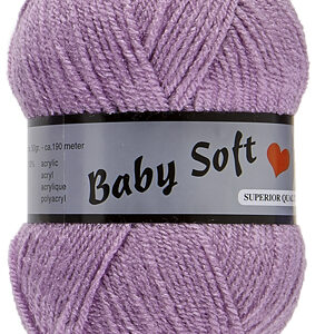 Pelote de 50 g Baby soft uni de Lammy coloris 064 lavande