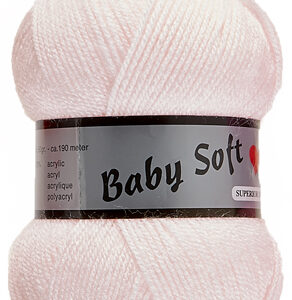Pelote de 50 g Baby soft uni de Lammy coloris 710 rose clair