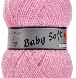 Pelote de 50 g Baby soft uni de Lammy coloris 712 rose